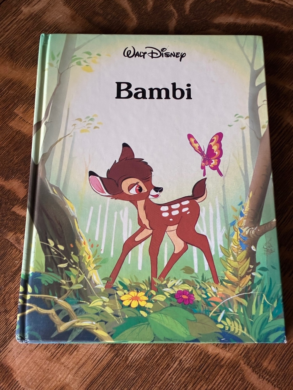 Walt Disney Bambi Hardcover Book with Colorful Classic Disney Illustrations